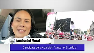 Llama Alejandra del Moral a arrasar a Morena el 4 de junio.