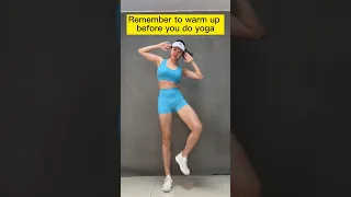 How to do warm ups before Yoga Workout