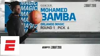 Magic take Mo Bamba with No. 6 overall pick in 2018 NBA draft [pick/analysis/interview] | ESPN