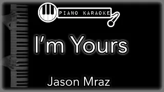 I'm Yours - Jason Mraz - Piano Karaoke