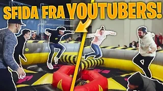 LA SFIDA FRA YOUTUBERS AL LUNA PARK!! IL SALTO DEL FRULLATORE! *strabiliante*