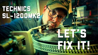 Fixing a Technics SL-1200Mk2  (How To Unstick It)