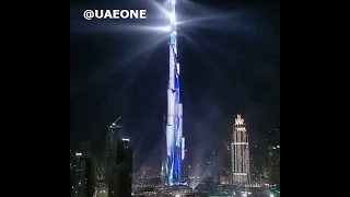 Dubai New Year's Eve 2018 - Light Show From Burj Khalifa 4K