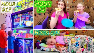 Locking My Family in a GIANT BOX FORT for 24 Hours!!!