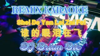 Remix Karaoke || No Vocal || Shei De Yan Lei Zai Fei - 谁的眼泪在飞 || By Dj Brian Bie