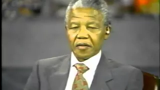 Nelson Mandela destroys Ted Koppel   Part 1