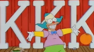 KKK (Krusty Komedy Klassic) Scene | Krusty Is Pelted With Veg | The Simpsons Scene