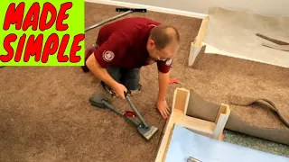 HOW TO STRETCH CARPET IN MULTIPLE ROOMS