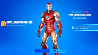 Fortnite All Tony Stark Awakening Challenges - How to Unlock Iron Man Style