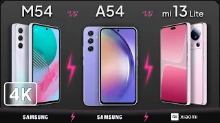 Galaxy M54 vs Galaxy A54 vs Xiaomi 13 Lite |@MobileNerdTech