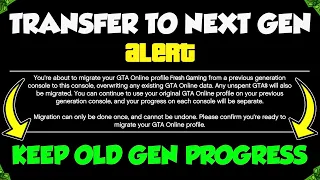 NEW CHARACTER MIGRATION OPTION IN GTA ONLINE! (HOW TO TRANSFER FROM OLD GEN TO NEXT GEN GTA ONLINE)