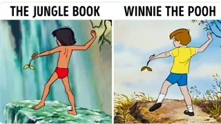15 Times Disney Cheated and used the same illustrations in different cartoons