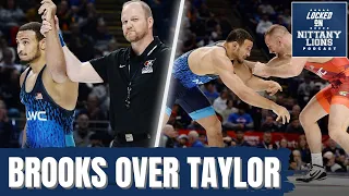 Aaron Brooks takes match one over David Taylor, paving the way to be next US Olympian at 86 kg