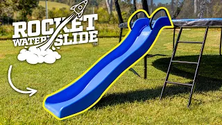 SpaceJump Rocket Waterslide Assembly