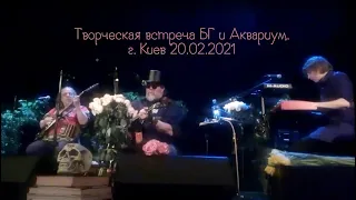 Борис Гребенщиков, Аквариум - Пошел Вон Вавилон; Самый Быстрый Самолёт  (Киев 20.02.2021)