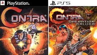 CONTRA PlayStation Evolution (1996-2024)