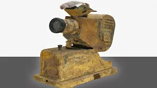 Restoration video of a 1956 filmoscope