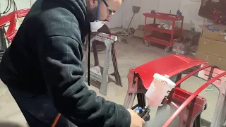 Покраска бампера в гаражных условиях