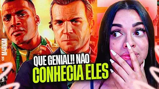 Michael, Franklin & Trevor (Grand Theft Auto) - 𝐕 | M4rkim feat. Henrique Mendonça e Daarui [REACT]