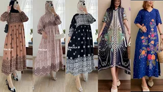 HOME DRESS -KAFTAN & GAMIS MOTIF CANTIK SIMPEL TERBARU ~MODEL GAMIS 2024