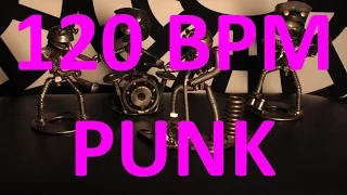 120 BPM - PUNK - 4/4 Drum Track - Metronome - Drum Beat