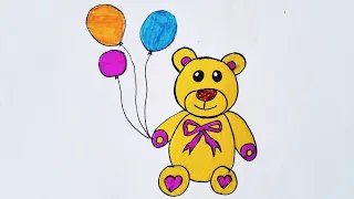 Teddy Bear Drawing|How To Draw A Teddy Bear🧸|Happy Teddy Day|Cute Teddy Drawing |Teddy Easy Drawing.