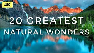 20 GREATEST Natural Wonders of The World - 4K Travel Video
