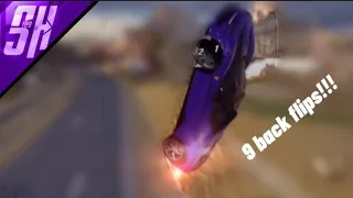 9 Backflips in wwc Asphalt 9  Stunt