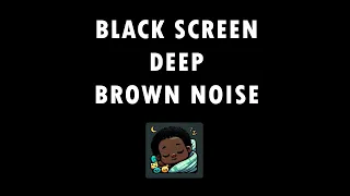 Black Screen Deep Brown Noise No Ads | Deep End (Volume 28) | 12 Hours