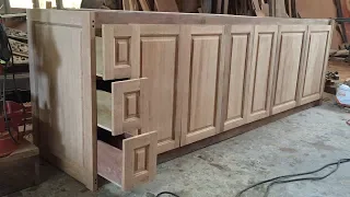 Amazing Woodworking Skills Extremely Smart Carpenter - How To Build Under Kitchen Cabinets, DIY