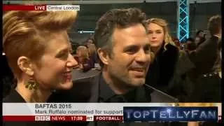 Mark Ruffalo (Foxcatcher) - BAFTA Interviews (BBC News, 8.2.15)