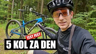 Testnul jsem 5 cross-country celopér: Epic, Supercaliber, Santa i závodní speciál Meridy