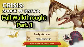 CRISIS: SHOCK 'N' KNOCK | Full Walkthrought Part 1. | Gauntlet Event | Dragons:Rise Of Berk