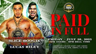 "Paid In Full" | Slice Boogie (c) vs. Lucas Riley - P4P Championship