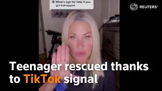 Teenager rescued thanks to TikTok signal