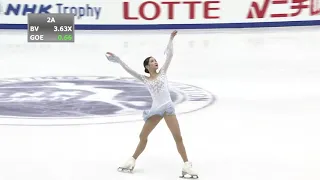 All Jumps in 3 minutes. Ladies Short Program | NHK Trophy 2019