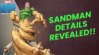 Sandman Details Revealed! ~ Marvel Crisis Protocol Reveal Breakdown