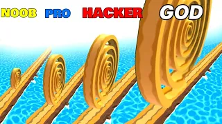 TikTok Gameplay Video 2023 - Satisfying Mobile Game Max Levels: Spiral Roll, Ball Run 2048 Updates