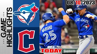 Cleveland Guardians vs Toronto Blue Jays FULL HIGHLIGHTS |  August 10, 2023 | MLB 2023