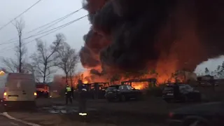 Пожар в в Твери