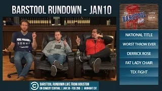 Barstool Rundown - January 10, 2017