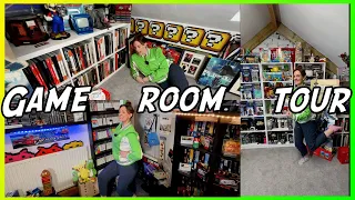 The Lady Lounge and Lady Loft TOUR! Thousands of Games and consoles to see! @TheGebs24