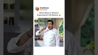 When Boys cooking In Kitchen #funny #meme #shorts