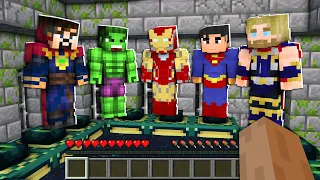 4 YouTuber Tamatin Minecraft Tapi Sebagai SUPERHERO ..