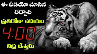 ప్రతి రోజు ఉదయం 4:00 గంటలకు లేవడం మీ జీవితాన్ని మారుస్తుంది | 4 AM Wake Up Motivation in Telugu |