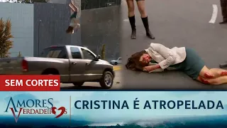 Cristina é atropelada | Amores Verdadeiros (SEM CORTES) - 22/06/21