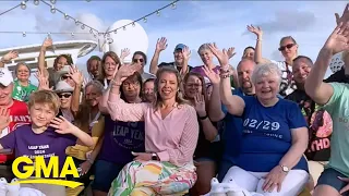 Leap Day ‘babies’ celebrate birthdays on Caribbean cruise