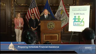 Governor Tim Walz Press Conference - Proposing Immediate Financial Assistance