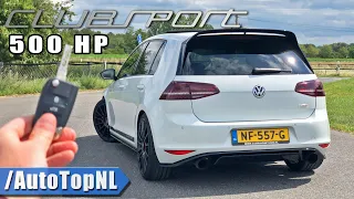 500HP VW Golf GTI Clubsport TVS REVIEW on AUTOBAHN [NO SPEED LIMIT] by AutoTopNL