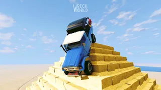 Cars vs Pyramid of Giza #3 (BeamNG Drive)